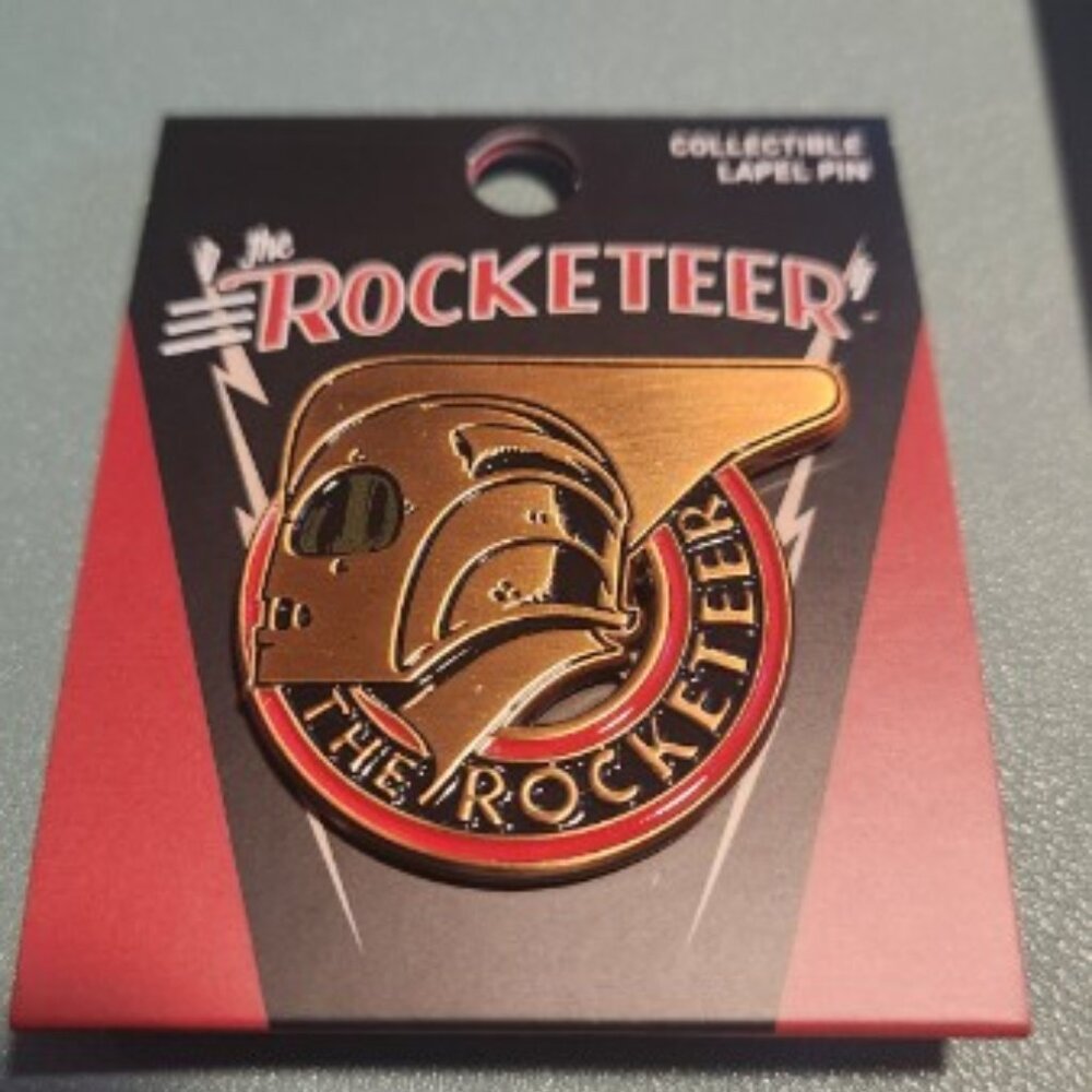 SOLD Rocketeer Badge Pin from Little Shop of Pins
